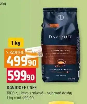 Terno Davidoff Café nabídka