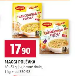 Terno Maggi polévka nabídka