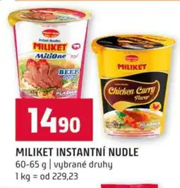 Terno MILIKET INSTANTNÍ NUDLE nabídka