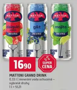 Terno MATTONI GRAND DRINK nabídka