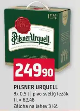 Terno Pilsner Urquell nabídka