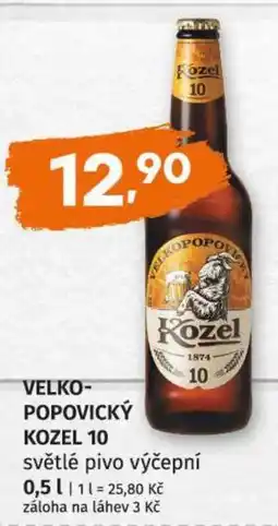 Terno Velkopopovický Kozel 10 nabídka