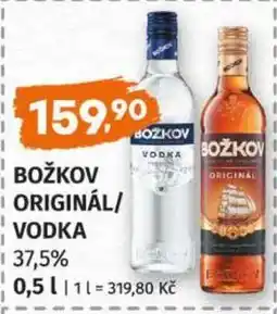 Terno BOŽKOV ORIGINÁL, VODKA nabídka