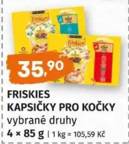 Terno Friskies Kapsičky pro kočky nabídka