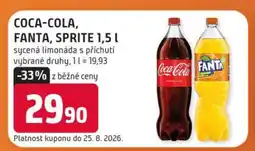 Terno COCA-COLA, FANTA, SPRITE 1,5 l nabídka