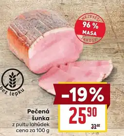 Billa Pečená šunka nabídka