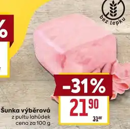 Billa Šunka výběrová nabídka