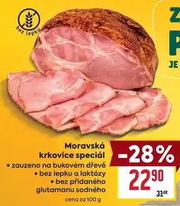 Billa Moravská krkovice speciál nabídka