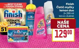 Billa Finish Čistič myčky lemon duo nabídka