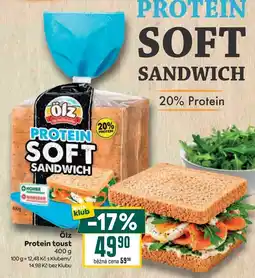 Billa Ölz Protein toust nabídka