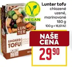 Billa Lunter tofu nabídka