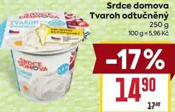 Billa Srdce domova Tvaroh odtučněný nabídka
