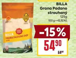 Billa BILLA Grana Padano strouhaný nabídka