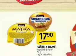 Flop PAŠTIKA HAMÉ vybrané druhy nabídka