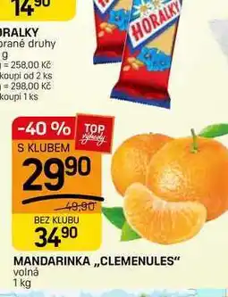 Flop MANDARINKA,,CLEMENULES volná nabídka