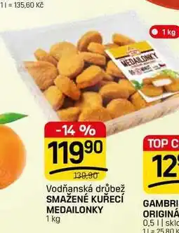 Flop SMAŽENÉ KUŘECÍ MEDAILONKY nabídka