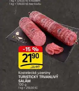 Flop TURISTICKÝ TRVANLIVÝ SALÁM nabídka