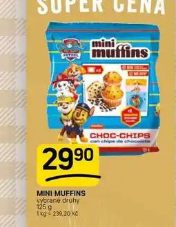 Flop MINI MUFFINS vybrané druhy nabídka