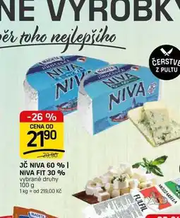 Flop JČ NIVA 60 % | NIVA FIT 30% vybrané druhy nabídka