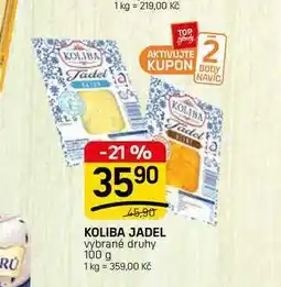 Flop KOLIBA JADEL vybrané druhy nabídka