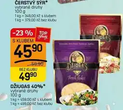 Flop DŽIUGAS 40%* vybrané druhy nabídka