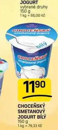 Flop CHOCEŇSKÝ SMETANOVÝ JOGURT BÍLÝ nabídka