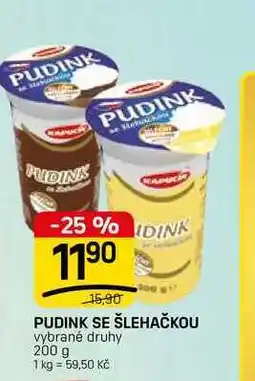 Flop PUDINK SE ŠLEHAČKOU vybrané druhy nabídka