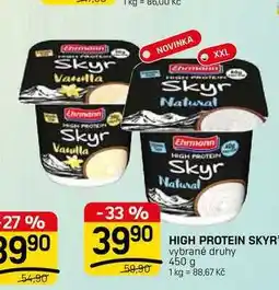Flop HIGH PROTEIN SKYR vybrané druhy nabídka