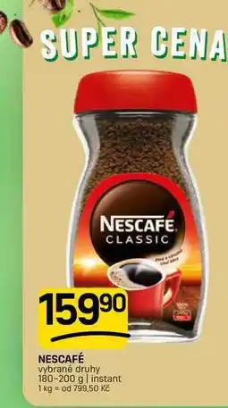 Flop NESCAFÉ vybrané druhy 180-200 g | instant nabídka