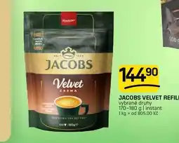 Flop JACOBS VELVET REFIL vybrané druhy nabídka