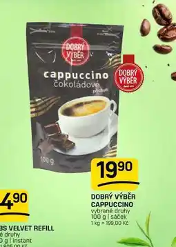 Flop DOBRÝ VÝBĚR CAPPUCCINO vybrané druhy 100 g | sáček nabídka