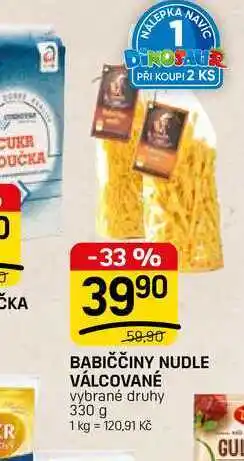 Flop BABIČČINY NUDLE VÁLCOVANÉ vybrané druhy nabídka