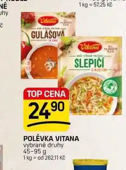 Flop POLÉVKA VITANA vybrané druhy nabídka