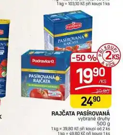 Flop RAJČATA PASÍROVANÁ vybrané druhy nabídka