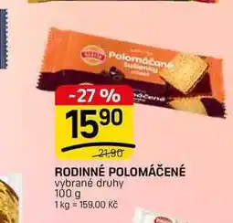 Flop RODINNÉ POLOMÁČENÉ vybrané druhy nabídka