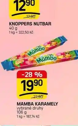 Flop MAMBA KARAMELY vybrané druhy nabídka