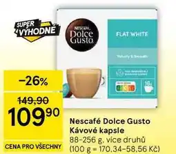Tesco Nescafé Dolce Gusto Kávové kapsle 88-256 g, více druhů nabídka