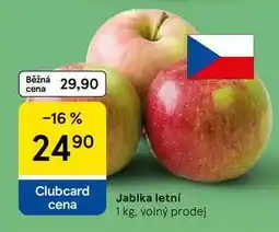 Tesco Jablka letní nabídka
