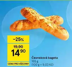 Tesco Česneková bageta nabídka