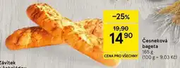 Tesco Česneková bageta nabídka