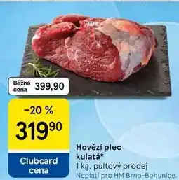 Tesco Hovězí plec kulatá nabídka