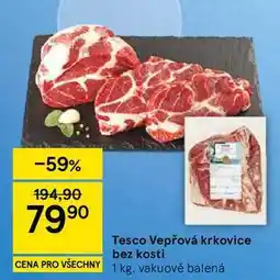 Tesco Tesco Vepřová krkovice bez kosti nabídka
