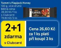 Tesco Tomm's Flapjack Honey nabídka
