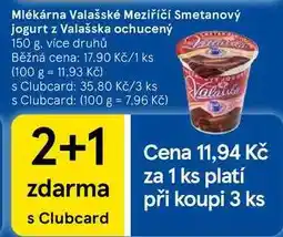 Tesco Mlékárna Valašské Meziříčí Smetanový jogurt z Valašska ochucený nabídka