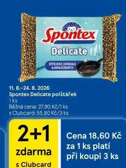 Tesco Spontex Delicate polštářek, 1 ks nabídka