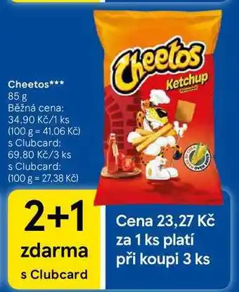 Tesco Cheetos nabídka