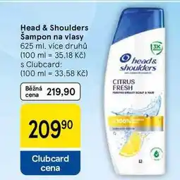 Tesco Head & Shoulders Šampon na vlasy, 625 ml, více druhů nabídka