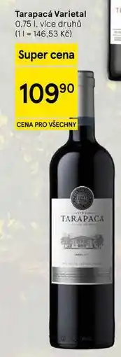 Tesco Tarapacá Varietal nabídka