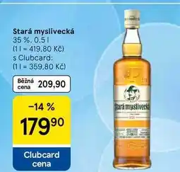 Tesco Stará myslivecká 35% nabídka