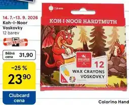 Tesco Koh-I-Noor Voskovky, 12 barev nabídka